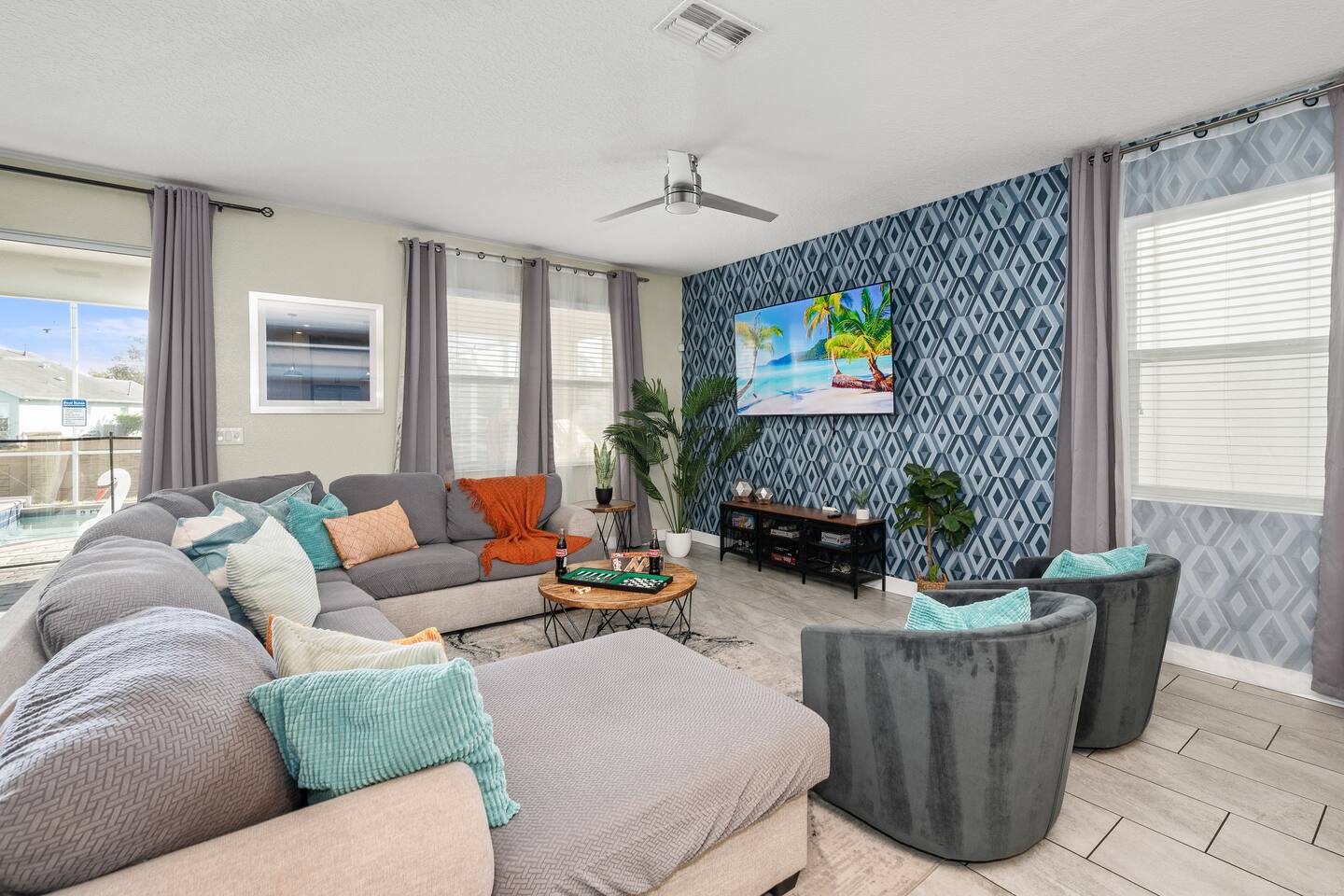 Living, Kitchen &amp; Dining