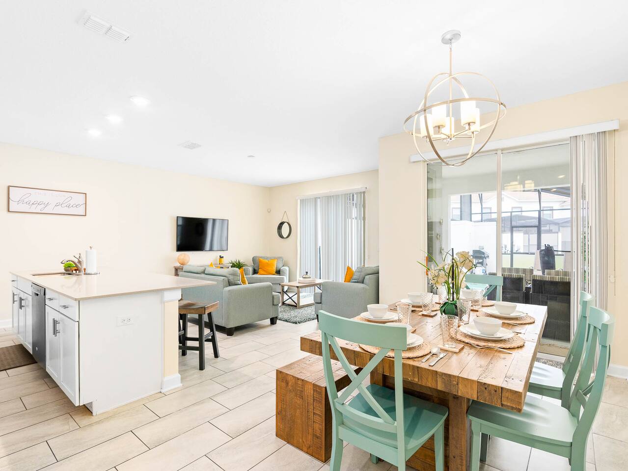 Living, Kitchen &amp; Dining