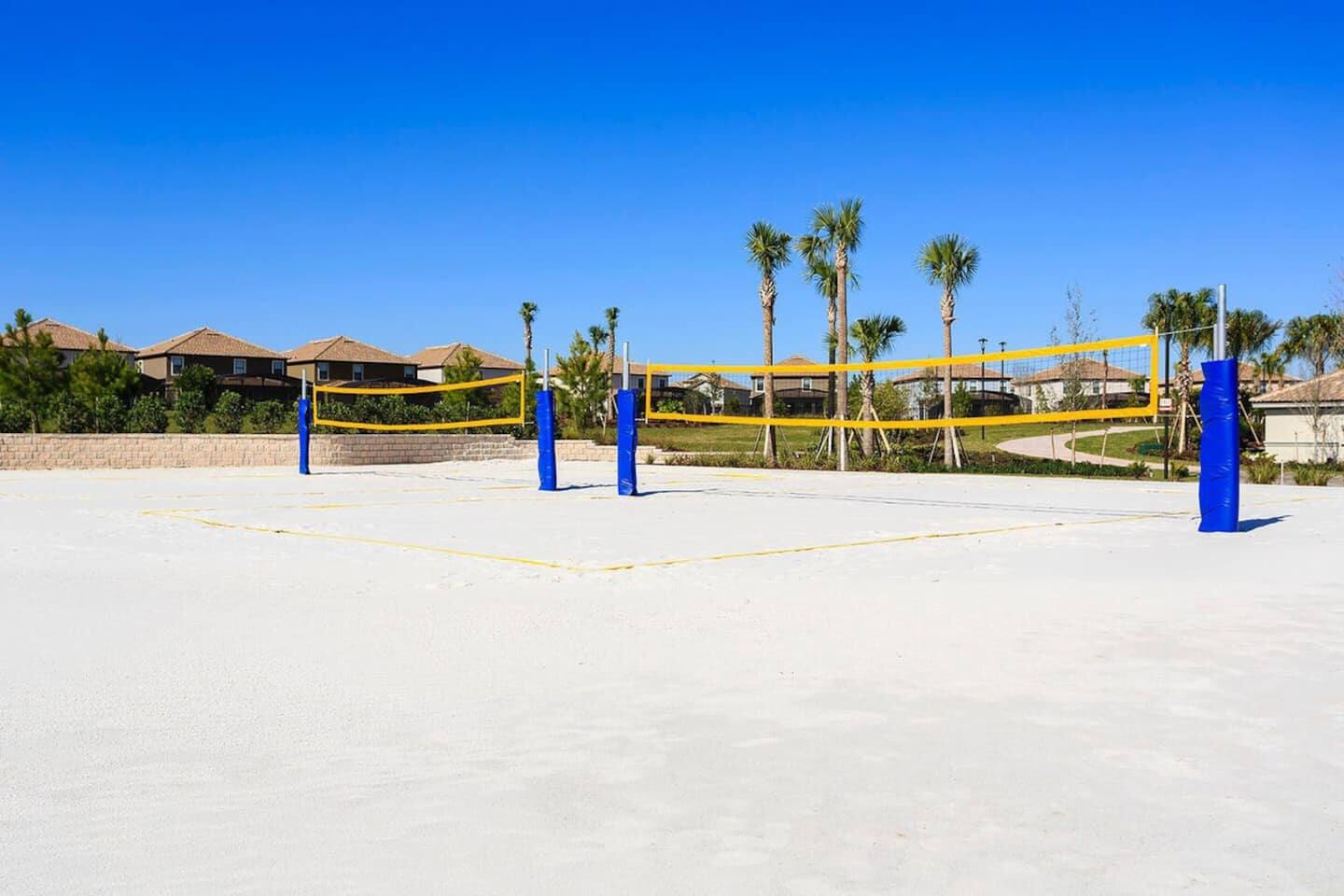Beach Volleyball Court: Serve up some fun on our spacious sand court under the s