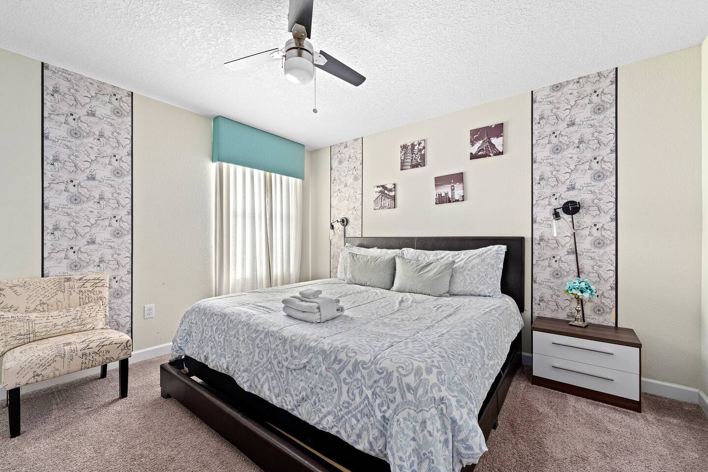 Refresh in style with sunlit charm and inviting decor for sweet dreams!