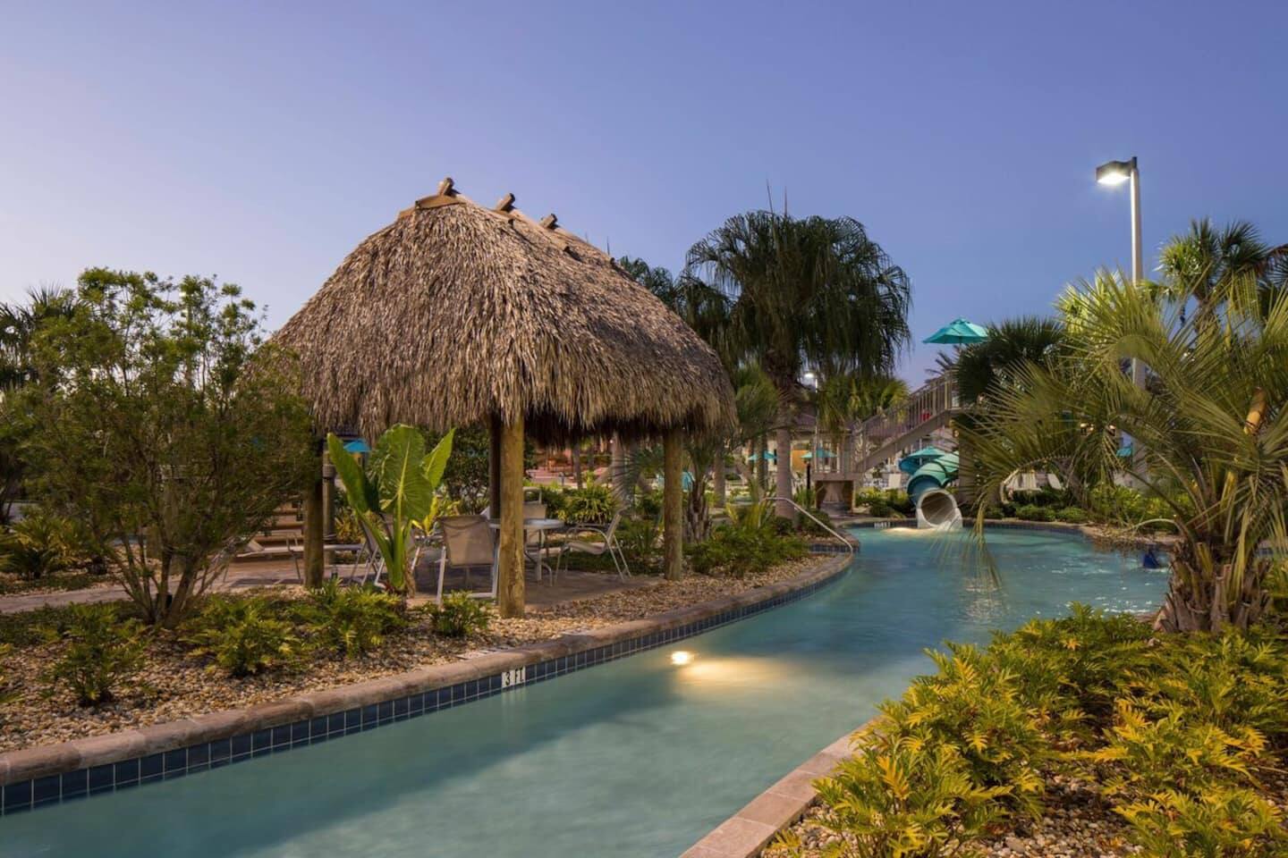 HEATED Lazy river at the oasis retreat you have access to.