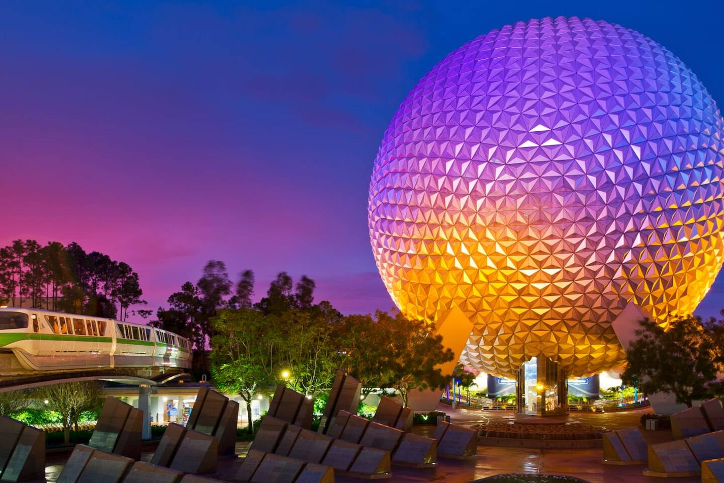 Disney Epcot - 14 miles away, check out the new Guardians of the Galaxy rollerco