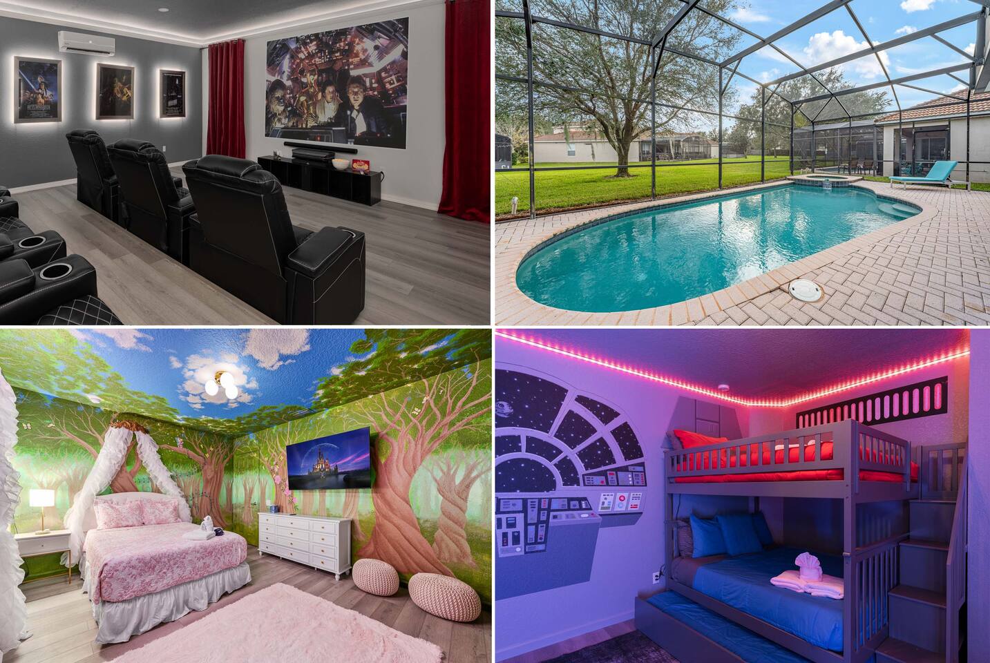 You'll love all the fun things we have to offer, like fun Disney theme rooms, a 