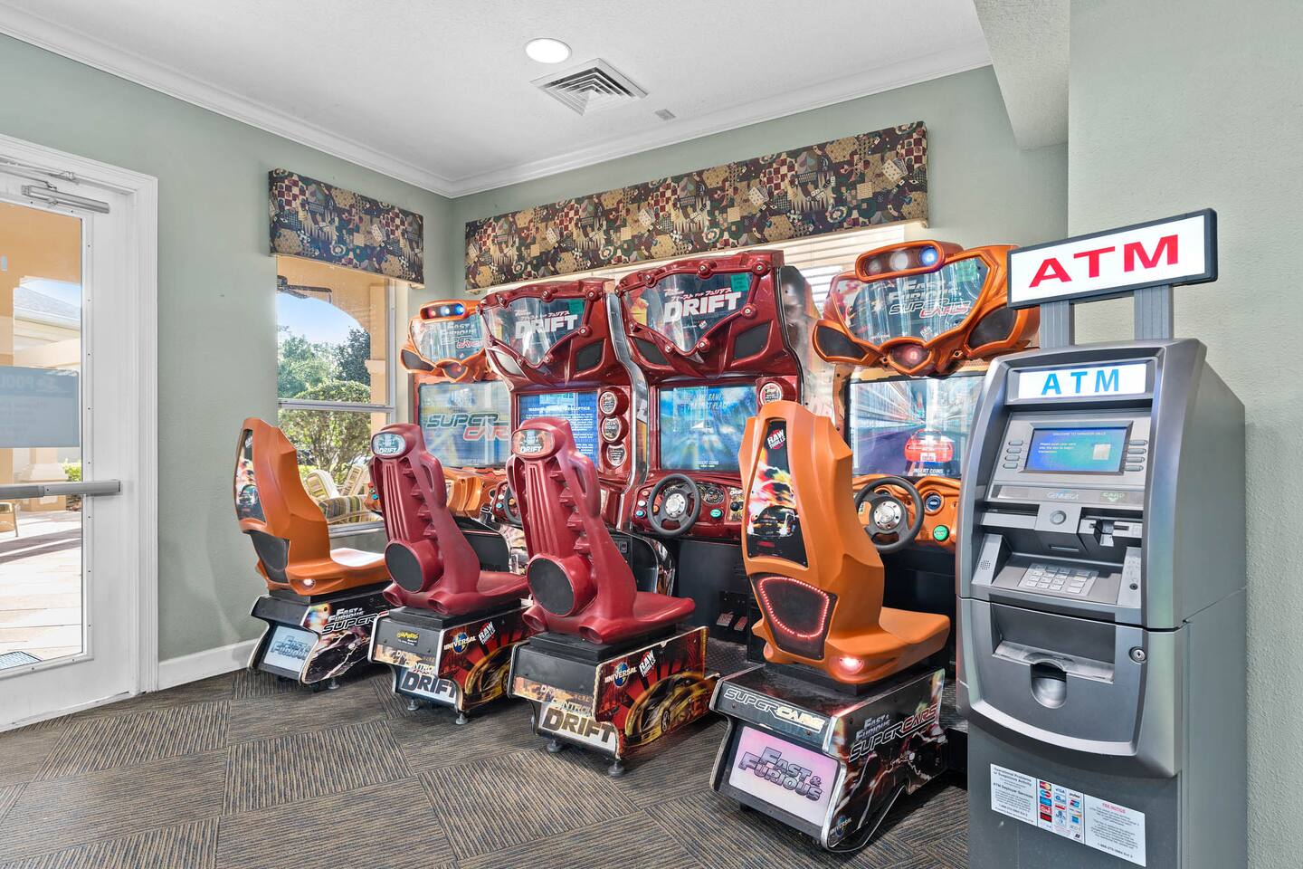 Community arcade located in Windsor Resort clubhouse.