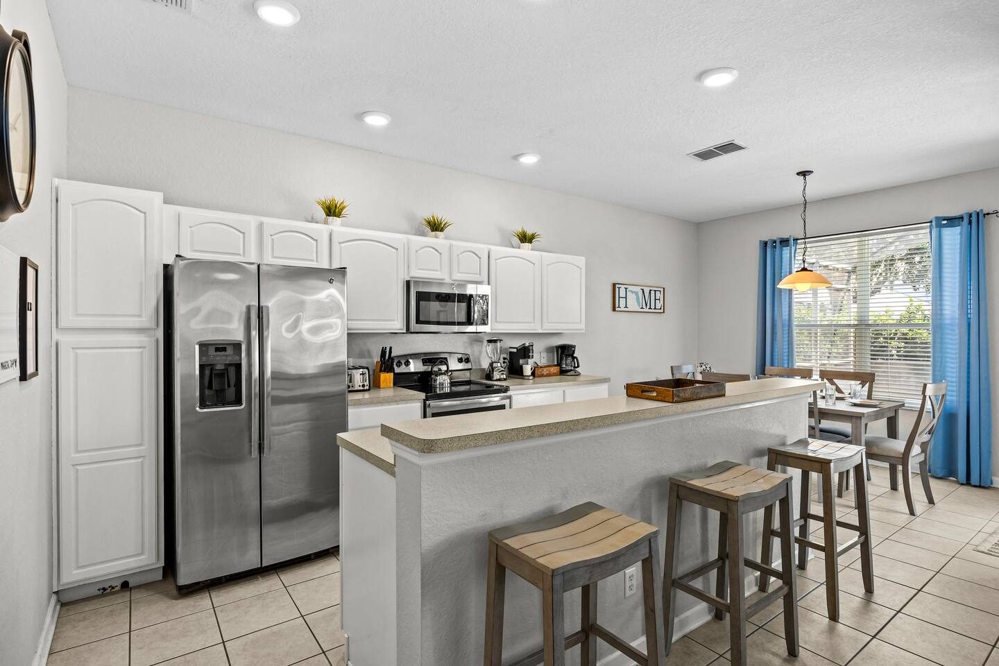 Bright & Modern | Cook with style using sleek appliances and great views.