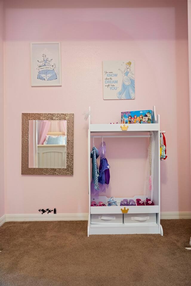 Princess Playroom: Filled with whimsy and magic, your little ones can dress like
