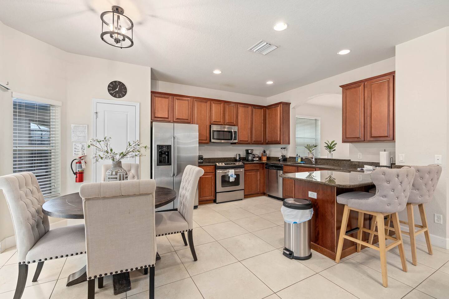 Sleek design meets functionality! Gather for meals in style and comfort.