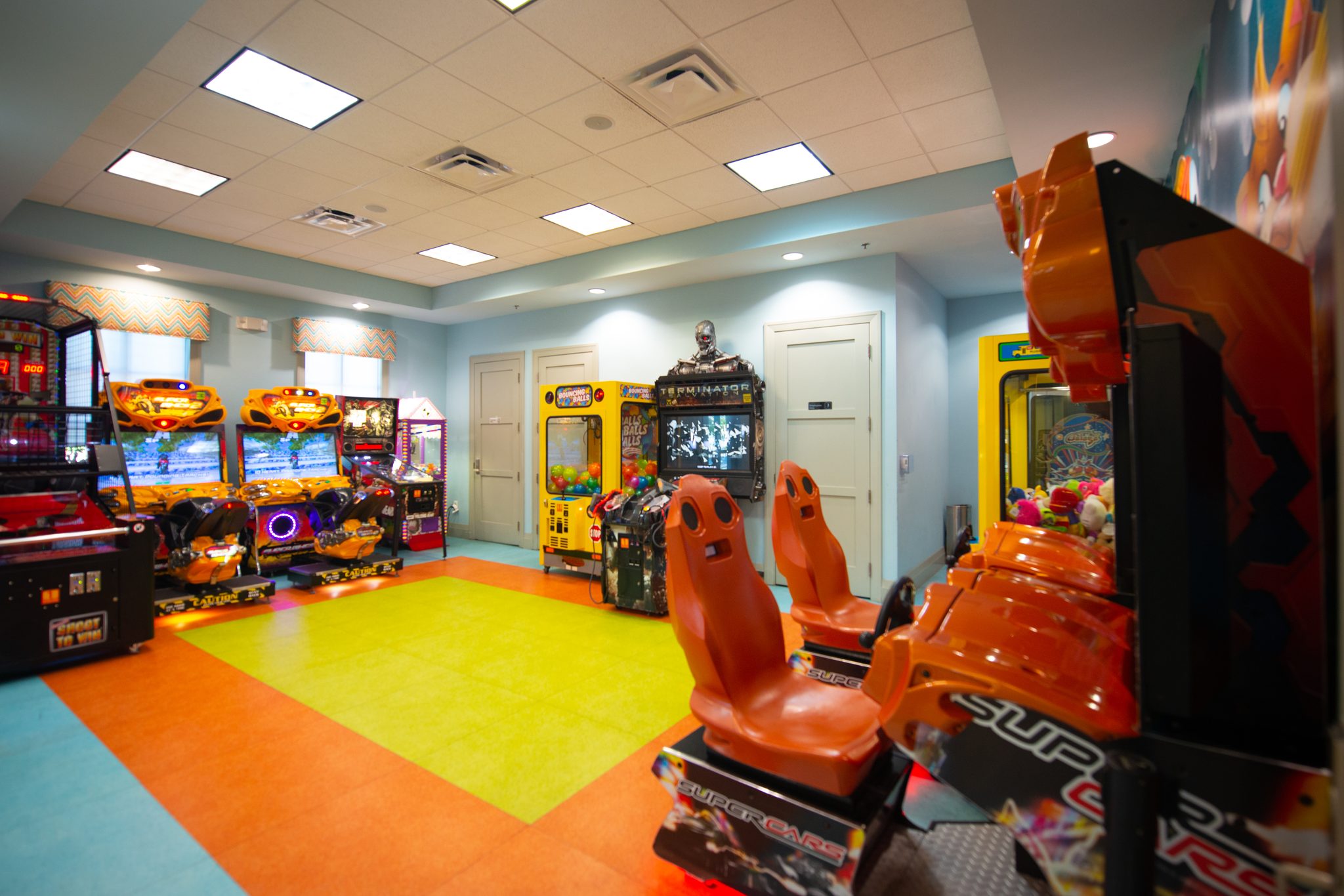 Resort access: game room