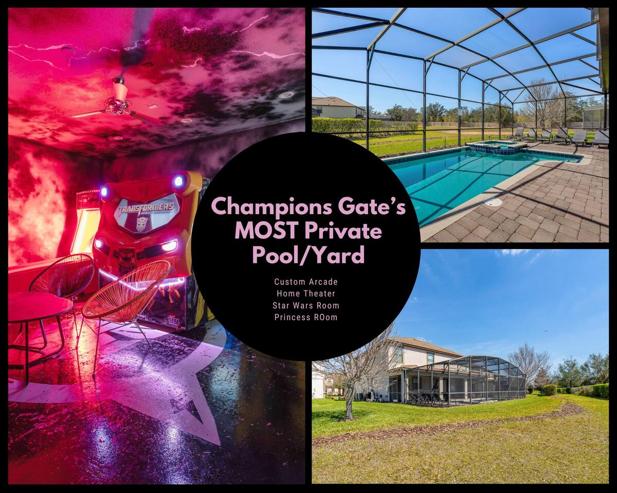 Most pools in the area have neighbors on 3 sides.  We have none essentially!  Th