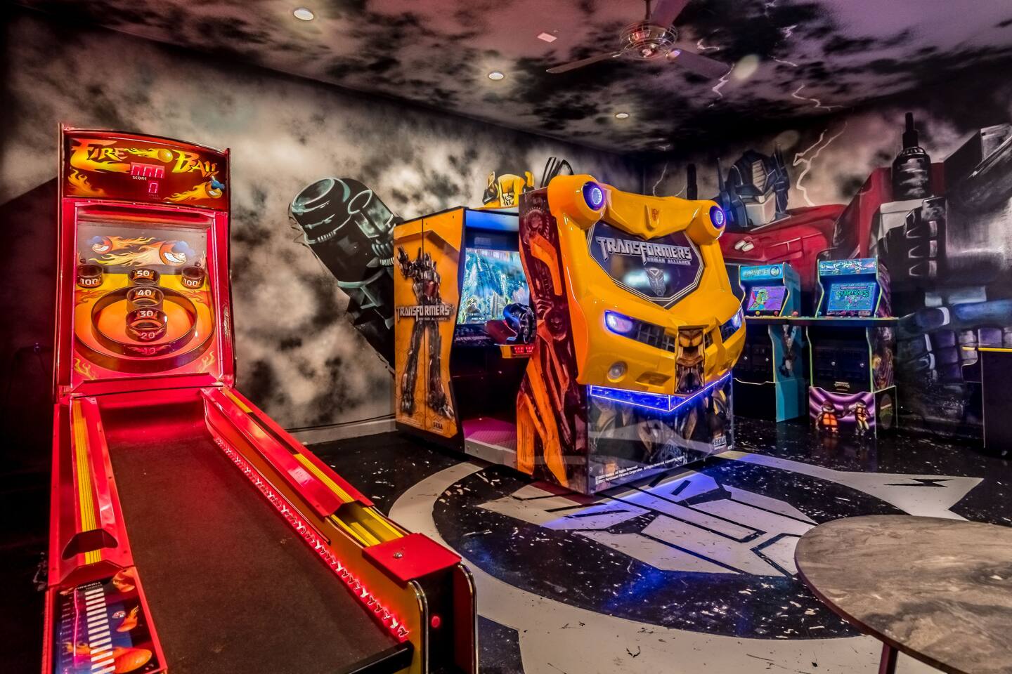 Commercial Arcade Game Room