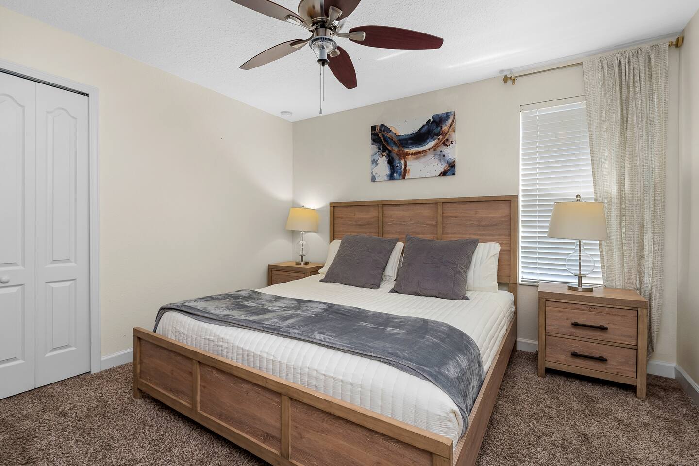 Elegant decor and natural light create a serene escape for restful nights!
