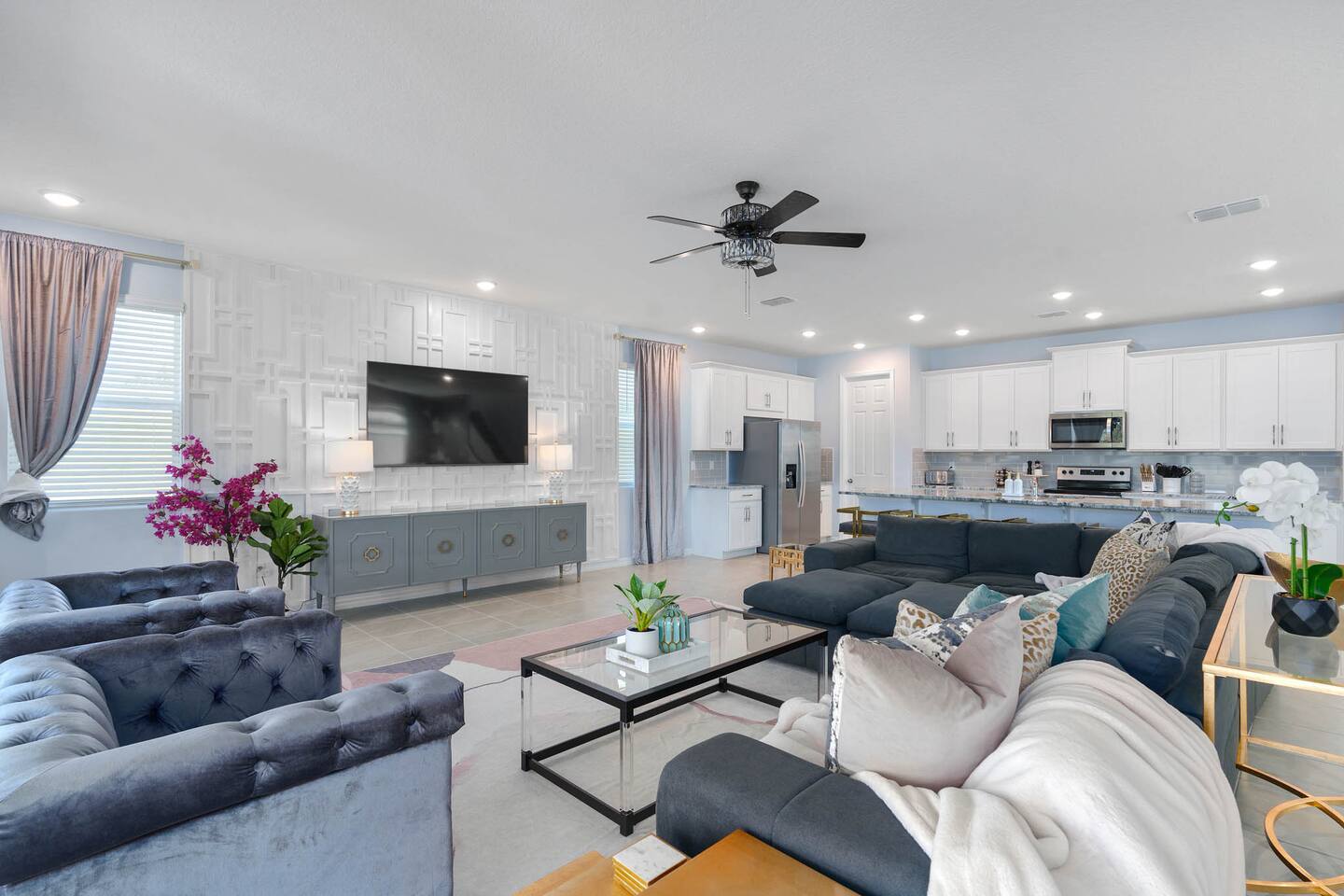 Living, Kitchen &amp; Dining