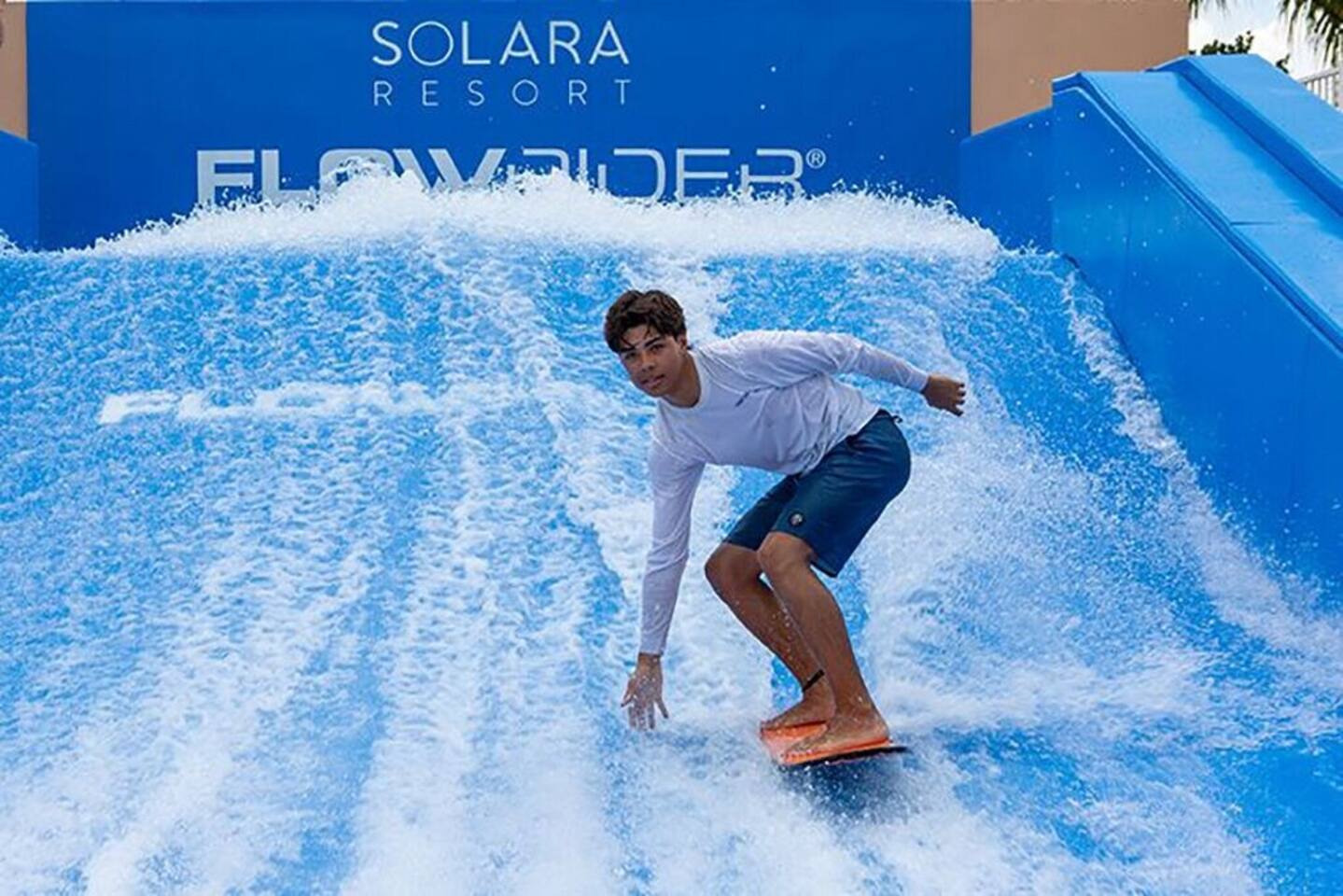 You don't have to take a cruise, Solara resort amenities include a Flowrider!!